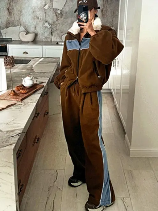 모인벨 밴딩배색투웨이팬츠