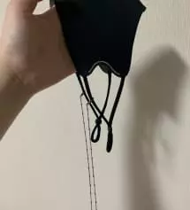 스트렙이랑 같이 하니까 정말 마스크 하나만 했는데도 ㅎ 꾸민느낌이 나네요! 