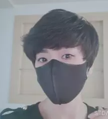 정말루 넘이쁘네요. 패션마스크에요.  활용성이 넘좋아요. 일반마스크는 커서 불편했는