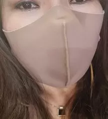 마스크 너무 이뿌고 귀걸이 안해도  이뻐요
