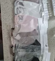 옷만큼~마스크도 라인이 살아있네요ㅎㅎ모임이나 중요한 자리에는 줄옷이랑 줄마스크랑