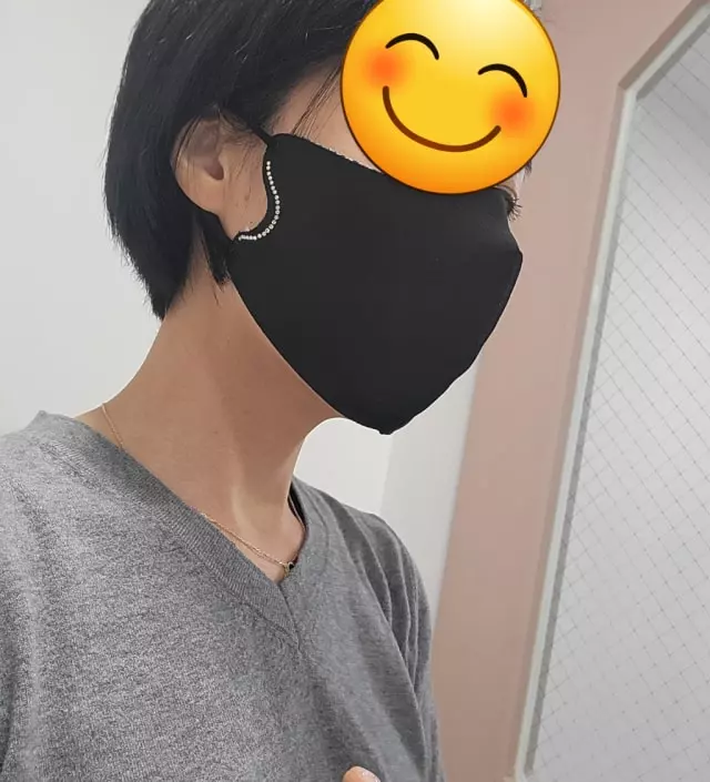 이쁨이쁨~~코로나에 큐빅마스크로 멋쟁이라는 이야기도 많이 들었네요~^^ 겨울에도 필수