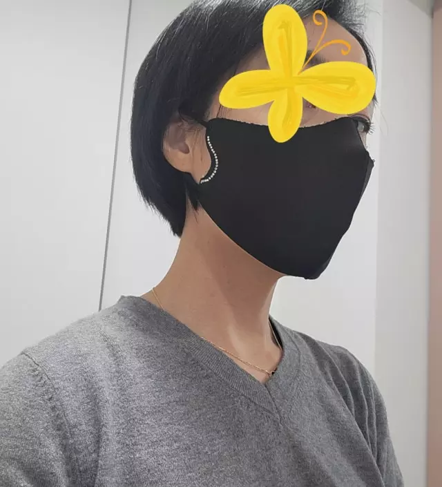 숼리모 큐빅마스크 덕분에  멋쟁이라는 이야기도 많이 들었네요~겨울에도 필수 아이템!