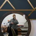 포근하고 넉넉한 핏이 예뻐요. 그레이컬러 넘 좋고 굵은