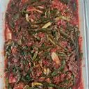 주문 후 한참 지나서 받았어요
세트로 샀는데 파김치가 