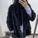 목도리 퀄아 너무 좋아 일부러 밍크와 함께 입어봤는데요