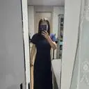 반팔이지만 두꺼워서 따뜻해요 무스탕이나 숏패딩에 잘 어