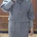 넉넉해서 날씬해보이는 스타일입니다.
도톰하고 포근하네요