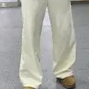 크림색이라 걱정많이했는데 부해보이지않아요 굵은 골지라 