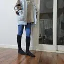 박시해서 편하게 입을거 같아요. 줄로그는 스타일 이 남