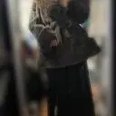 털 보들보들하고 컬러도 모카브라운이라 귀여워요.
그냥 