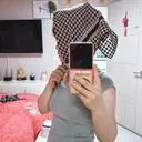 하운드 체크라서 멋스럽고~
양면으로 할수있어 더 좋으네