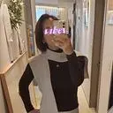 보들보들하고 스판좋고  날씬해보여요~~
여기서 산 니트