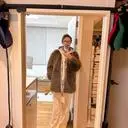 너무너무여유있구좋은데 아쉬운건.회색후드탈부탁이었음.더좋