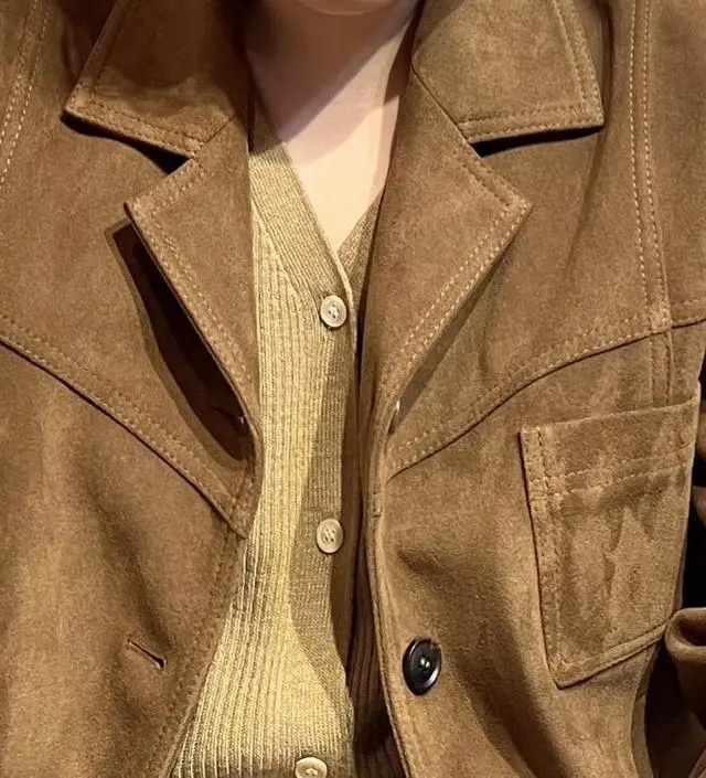 COVE SUEDE JACKET - mangomanyplease