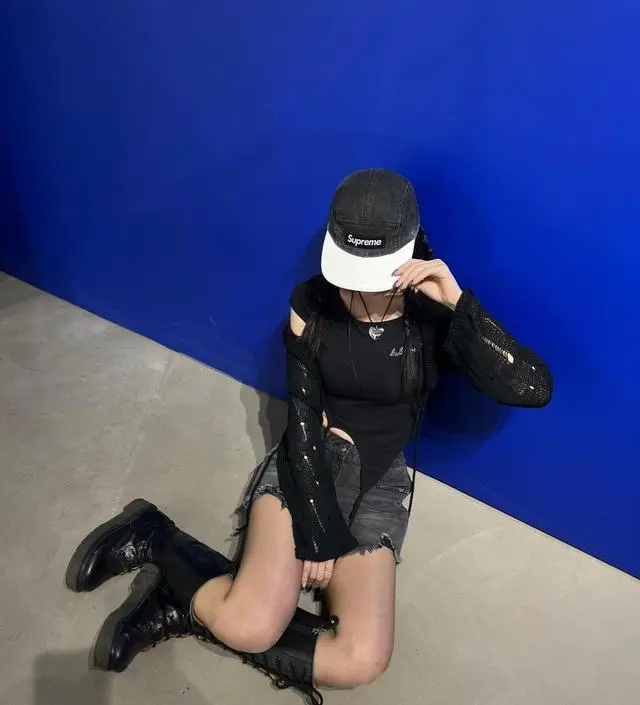 ★lalafox★LAYERED DENIM SHORTS★Black★韓国★大人気★ ds1802a-33jb_black_1.jpg?v=